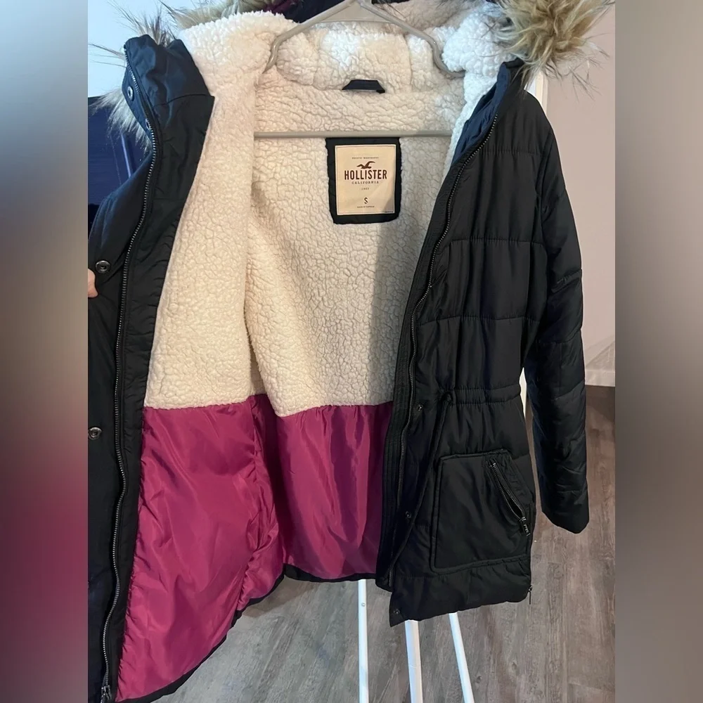 Womens Hollister by Abercrombie & Fitch Water Resistant Quilted Jacket Sz SMALL - Picture 4 of 7